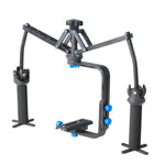 YELANGU YLG-0108F Stabilizzatore Spider con Piastra a Sgancio Rapido per Videocamera DV Videocamera DSLR