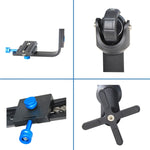YELANGU YLG-0108F Stabilizzatore Spider con Piastra a Sgancio Rapido per Videocamera DV Videocamera DSLR