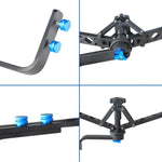 YELANGU YLG-0108F Stabilizzatore Spider con Piastra a Sgancio Rapido per Videocamera DV Videocamera DSLR