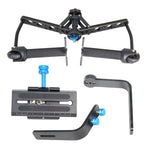 YELANGU YLG-0108F Stabilizzatore Spider con Piastra a Sgancio Rapido per Videocamera DV Videocamera DSLR