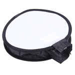 Scatola morbida pieghevole universale da 30 cm, stile rotondo, senza supporto per luce flash (nero + bianco), 30cm Round Style