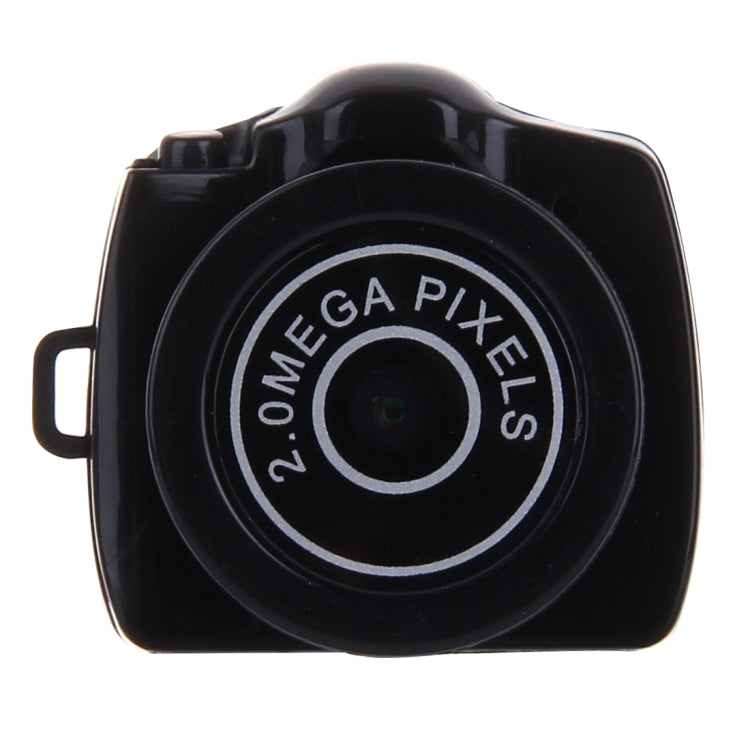 Videocamera digitale tascabile Y2000 HD per sport all'aria aperta ultra-mini DV, supporto per scheda Micro SD/TF massima da 32 GB (nero), Y2000