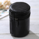 Custodia per obiettivo media Custodia in pelle PU con cerniera per obiettivo fotocamera DSLR, dimensioni: 13x9x9 cm, 13 x 9cm (Brown), 13 x 9cm (Coffee), 13 x 9cm (Black)