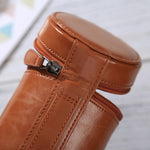 Custodia per obiettivo media Custodia in pelle PU con cerniera per obiettivo fotocamera DSLR, dimensioni: 13x9x9 cm, 13 x 9cm (Brown), 13 x 9cm (Coffee), 13 x 9cm (Black)