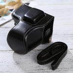 Custodia in pelle PU per fotocamera full body con cinturino per Olympus EPL7 / EPL8, For Olympus EPL8