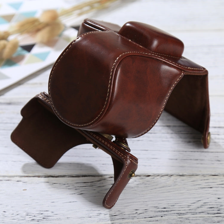 Custodia in pelle PU per fotocamera full body con cinturino per Olympus EPL7 / EPL8, For Olympus EPL8