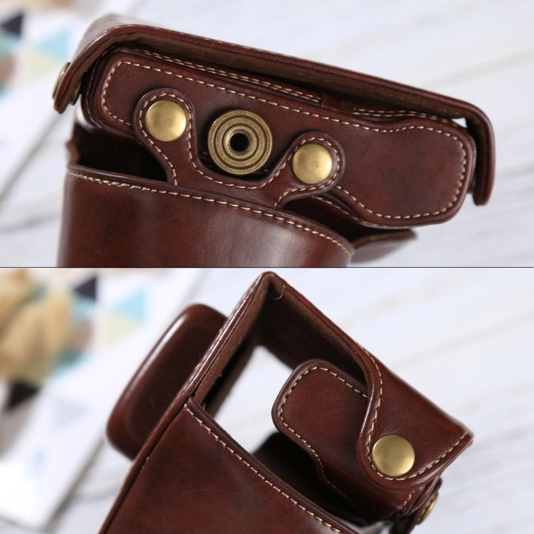 Custodia in pelle PU per fotocamera full body con cinturino per Olympus EPL7 / EPL8, For Olympus EPL8