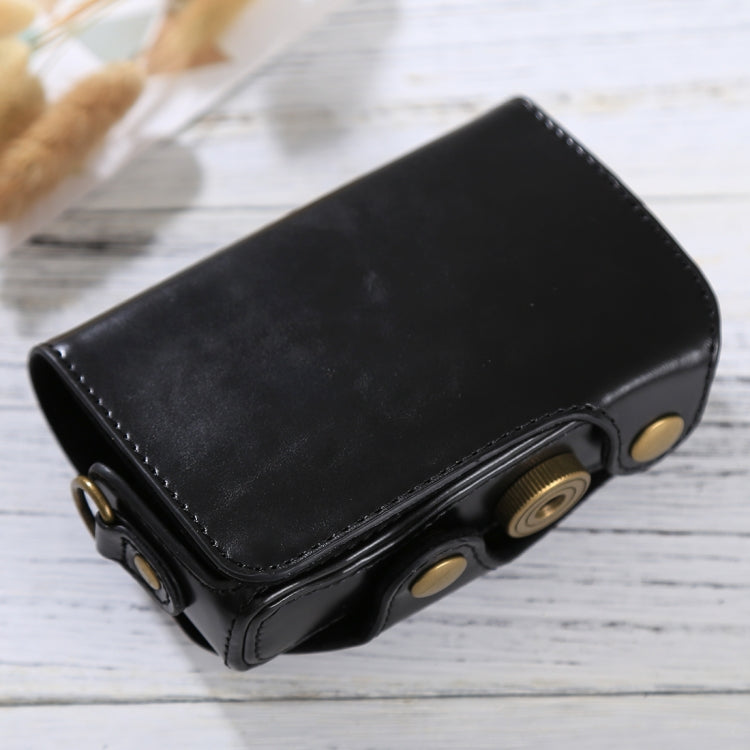 Custodia in pelle PU per fotocamera full body con tracolla per Canon PowerShot SX730 HS / SX720 HS, For SX730 HS