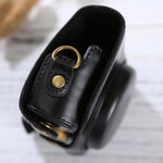 Custodia in pelle PU per fotocamera full body con tracolla per Canon PowerShot SX730 HS / SX720 HS, For SX730 HS