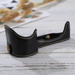 Base mezza custodia per fotocamera in pelle PU con filo da 1/4 di pollice per Sony ILCE-6000 / A6000, For Sony A6000