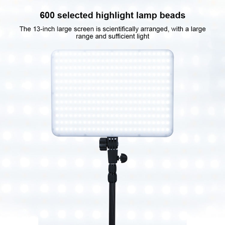 TRIOPO TTV-600 36+36W 5500-3200K 600 LED Flat Fill Light with Remote Control and Display