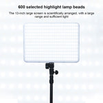 Triopo TTV-600 Luce LED 36+36W con Telecomando e Display