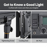 TRIOPO TTV-480Bi 48W 2700-6500K Bi-Color 480 LEDs Video Fill Light, TTV-480Bi (EU Plug), TTV-480Bi (US Plug)