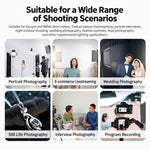 TRIOPO TTV-480Bi 48W 2700-6500K Bi-Color 480 LEDs Video Fill Light, TTV-480Bi (EU Plug), TTV-480Bi (US Plug)