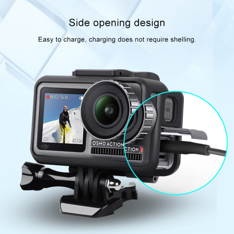 Custodia protettiva antiurto per PC per fotocamera sportiva + ABS per DJI Osmo Action 1, PC+ABS