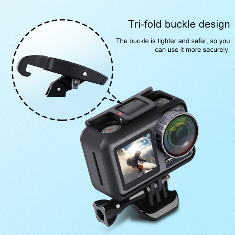Custodia protettiva antiurto per PC per fotocamera sportiva + ABS per DJI Osmo Action 1, PC+ABS