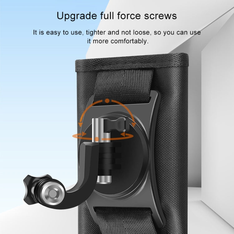 Zaino con chiusura a strappo e gancio Rec-Mounts Supporto con morsetto a clip con vite per GoPro HERO9 Black / HERO8 Black /7 /6 /5 /5 Session /4 Session /4 /3+ /3 /2 /1, DJI Osmo Action, Xiaoyi eAltre action camera