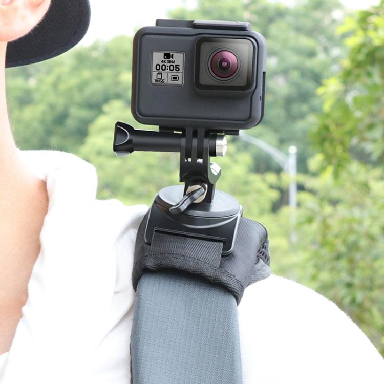 Zaino con chiusura a strappo e gancio Rec-Mounts Supporto con morsetto a clip con vite per GoPro HERO9 Black / HERO8 Black /7 /6 /5 /5 Session /4 Session /4 /3+ /3 /2 /1, DJI Osmo Action, Xiaoyi eAltre action camera