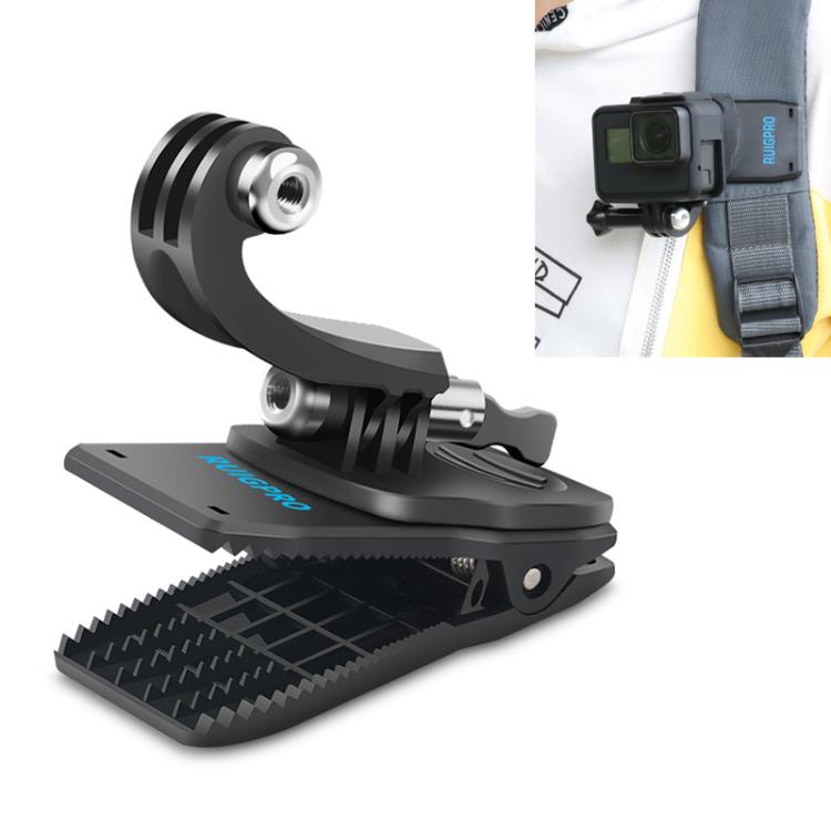 Morsetto clip con rotazione 360° per action camera