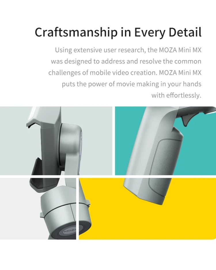 Stabilizzatore cardanico MOZA Mini MX 3 assi per smartphone