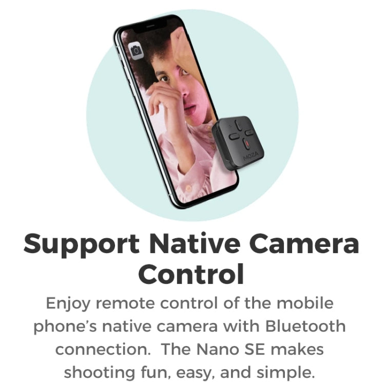 Stabilizzatore cardanico portatile MOZA NANO SE per smartphone