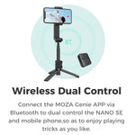 Stabilizzatore cardanico portatile MOZA NANO SE per smartphone
