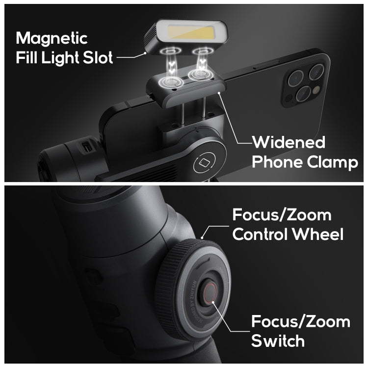 Smooth 5 Stabilizzatore portatile per telefono con giunto cardanico Smooth 5 a 3 assi, Smooth 5