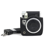 Borsa protettiva per fotocamera in pelle PU per fotocamera FUJIFILM Instax Mini 90, con tracolla regolabile, For FUJIFILM Instax Mini 90