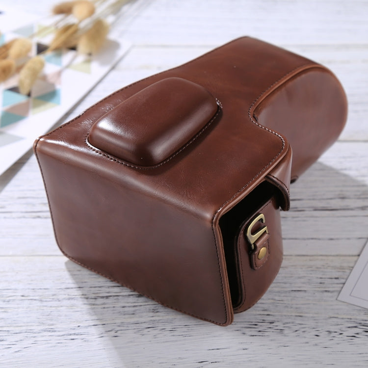 Custodia in pelle PU per fotocamera full body per Nikon D5300 / D5200 / D5100 (obiettivo 18-55mm / 18-105mm / 18-140mm), For D5300