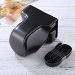 Custodia in pelle PU per fotocamera full body con cinturino per FUJIFILM X-A3 / X-A2/ X-M1 / X-A10 (obiettivo 16-50mm / 18-55mm / XF 35mm), For FUJI X-A3