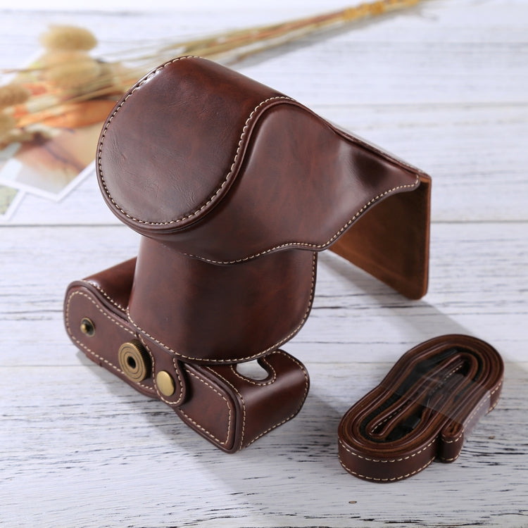 Custodia in pelle PU per fotocamera full body con cinturino per FUJIFILM X-A3 / X-A2/ X-M1 / X-A10 (obiettivo 16-50mm / 18-55mm / XF 35mm), For FUJI X-A3