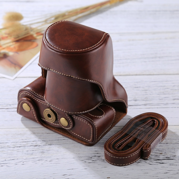 Custodia in pelle PU per fotocamera full body con cinturino per FUJIFILM X-A3 / X-A2/ X-M1 / X-A10 (obiettivo 16-50mm / 18-55mm / XF 35mm), For FUJI X-A3