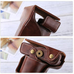 Custodia in pelle PU per fotocamera full body con cinturino per FUJIFILM X-A3 / X-A2/ X-M1 / X-A10 (obiettivo 16-50mm / 18-55mm / XF 35mm), For FUJI X-A3