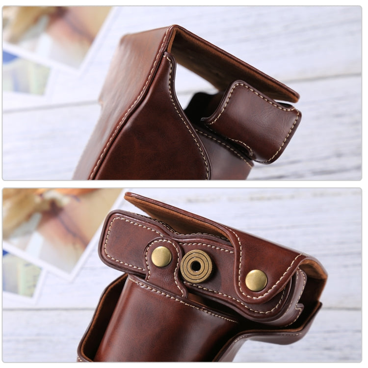 Custodia in pelle PU per fotocamera full body con cinturino per FUJIFILM X-A3 / X-A2/ X-M1 / X-A10 (obiettivo 16-50mm / 18-55mm / XF 35mm), For FUJI X-A3