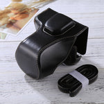 Custodia in pelle PU per fotocamera a corpo intero con cinturino per FUJIFILM XT10 / XT20 (obiettivo 16-50mm / 18-55mm), For FUJI XT10, For FUJI  XT10