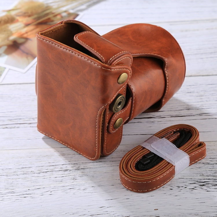 Custodia in pelle PU per fotocamera a corpo intero con cinturino per FUJIFILM XT10 / XT20 (obiettivo 16-50mm / 18-55mm), For FUJI XT10, For FUJI  XT10