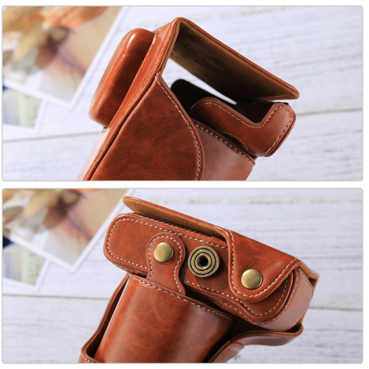 Custodia in pelle PU per fotocamera a corpo intero con cinturino per FUJIFILM XT10 / XT20 (obiettivo 16-50mm / 18-55mm), For FUJI XT10, For FUJI  XT10