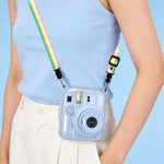 Custodia protettiva in cristallo con tracolla per FUJIFILM instax mini 13., For FUJIFILM instax mini 13