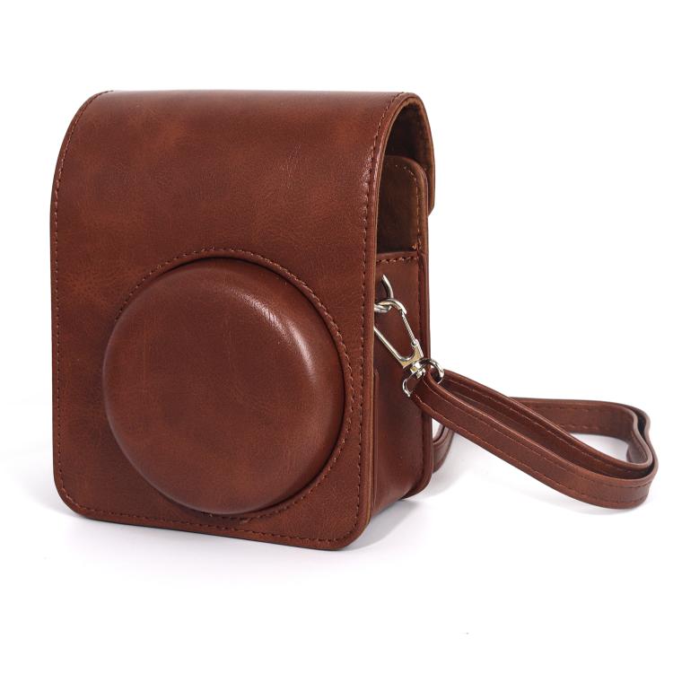 Borsa protettiva integrale in ecopelle per fotocamera FUJIFILM Instax Mini 13 con tracolla, completa di corpo macchina e cinturino., For FUJIFILM Instax Mini 13
