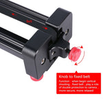 YELANGU YLG0109I Binario di scorrimento da 50 cm/100 cm (si installa su treppiede) per fotocamere DSLR/SLR/videocamere, 50cm / 100cm