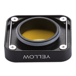 Filtro per lenti colorate a scatto per GoPro HERO6 /5, Yellow Color, Red Color