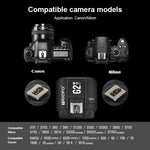 Trigger flash wireless TRIOPO G2 2.4G che riceve/trasmette trigger TTL ad alta velocità a doppio scopo per fotocamera Canon, G2 For Canon Camera