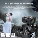 Trigger flash wireless TRIOPO G2 2.4G che riceve/trasmette trigger TTL ad alta velocità a doppio scopo per fotocamera Canon, G2 For Canon Camera