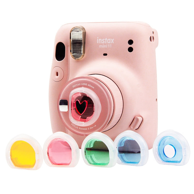 6 pezzi/set filtri per fotocamera Jelly Six Colors per Fujifilm Instax mini 11, 6-in-1 For FUJIFILM instax mini 11