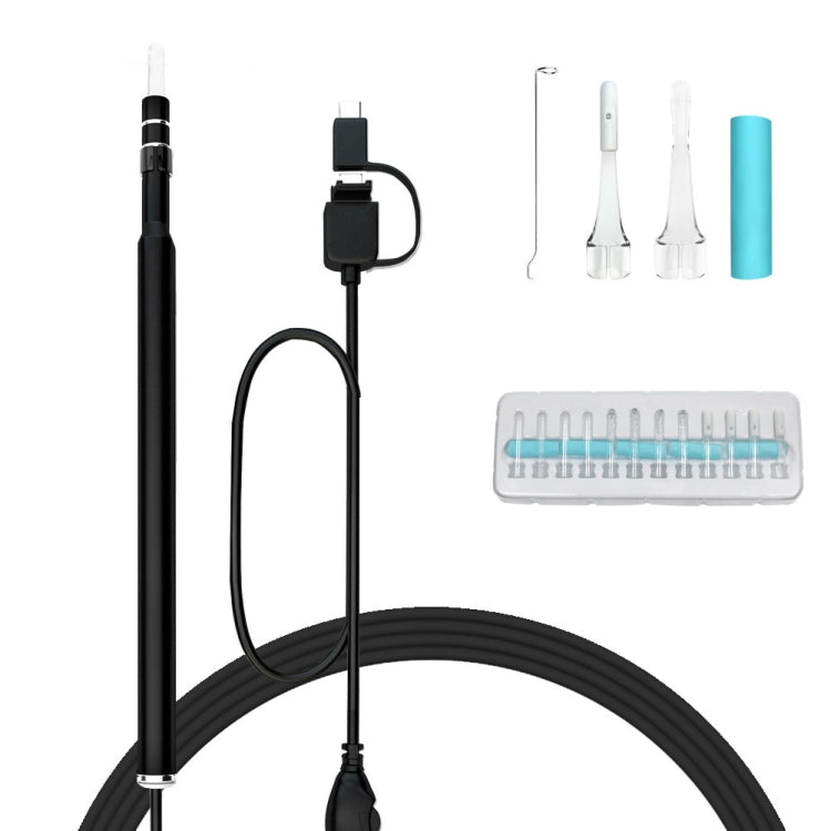 Eardrop i98 HD 1.3MP Visual Endoscope Borescope with 6 LED, Lens Diameter: 5.5mm, Length: 2m