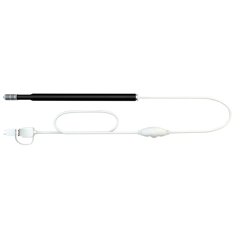 Periscopio endoscopio endoscopio visivo Eardrop i98 HD da 1,3 MP con 6 LED, diametro lente: 5,5 mm, lunghezza: 2 m