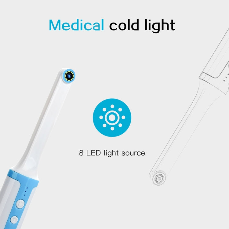 Endoscopio per ispezione dentale wireless con telecamera Z30 2.0MP HD con 8 LED IP67 impermeabile