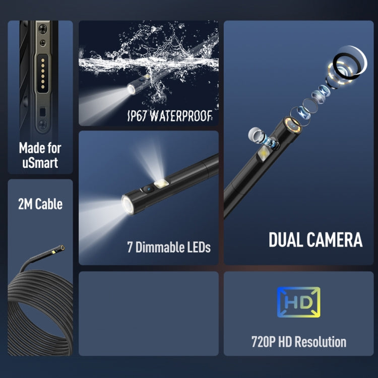 Endoscopio digitale impermeabile IP67 con cavo 2 metri
