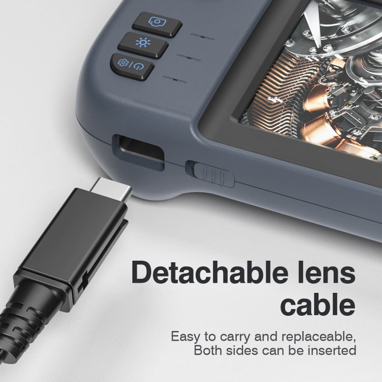 2.0 million pixels dual lens industrial digital endoscope with 4.5 inch IPS screen