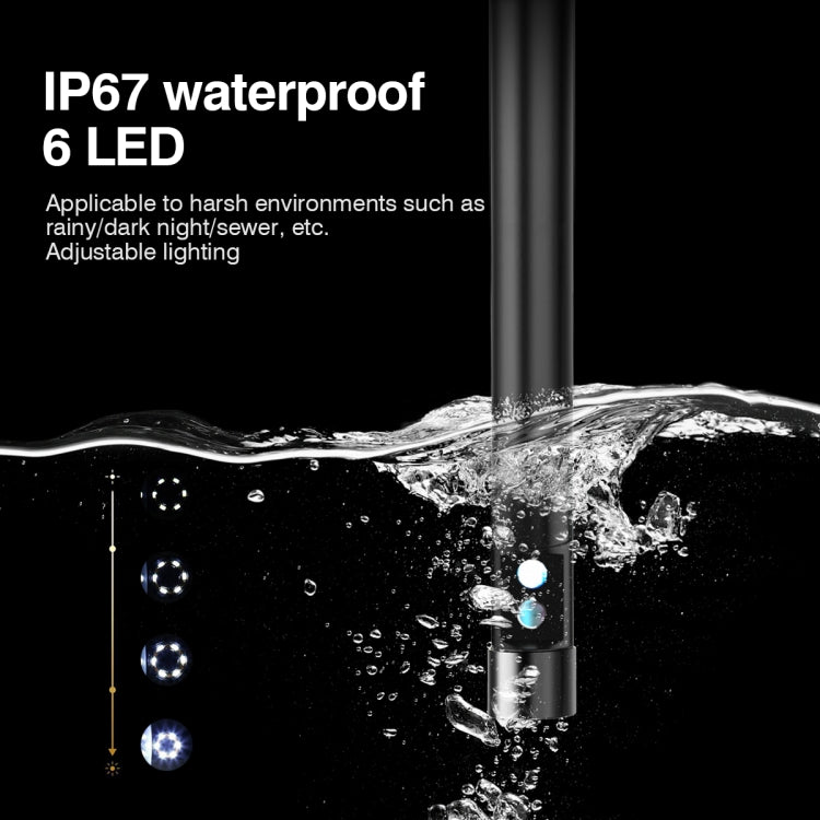 Endoscopio digitale industriale con schermo IPS 4,5 pollici
